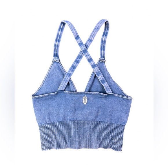 FREE PEOPLE Movement Good Karma Crop Top in Deep Navy - XS/S - Picture 2 of 3